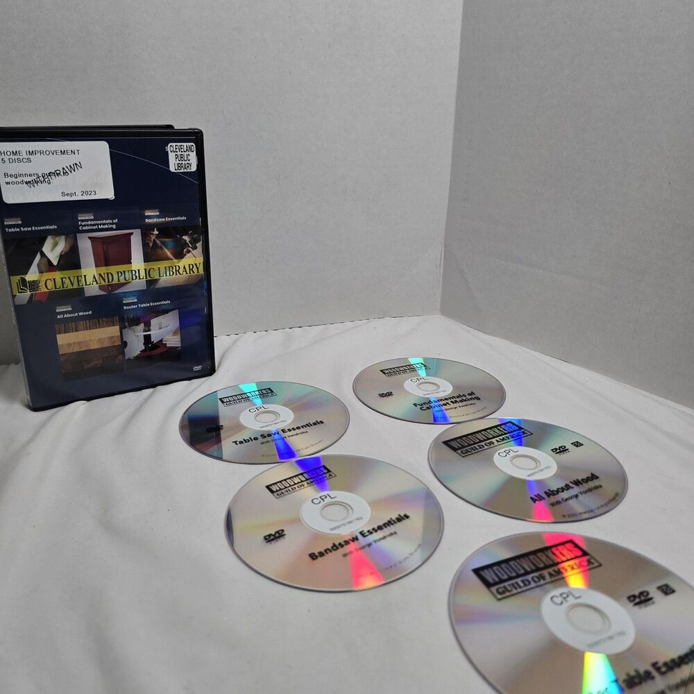 Woodworkers Guild of America DVD Cabinet Making Techniques Next Level DIY How-to